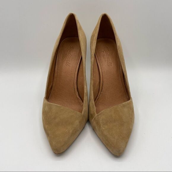 Madewell Mira Suede Heels - Picture 1 of 7